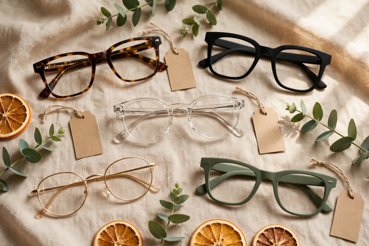Frames at three price points arranged in a row